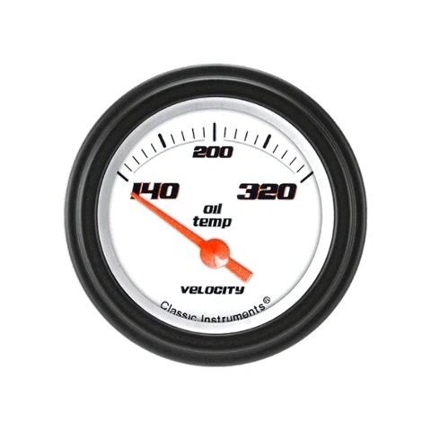 Velocity White 2 1_8_ Oil Temp VS28WBLF